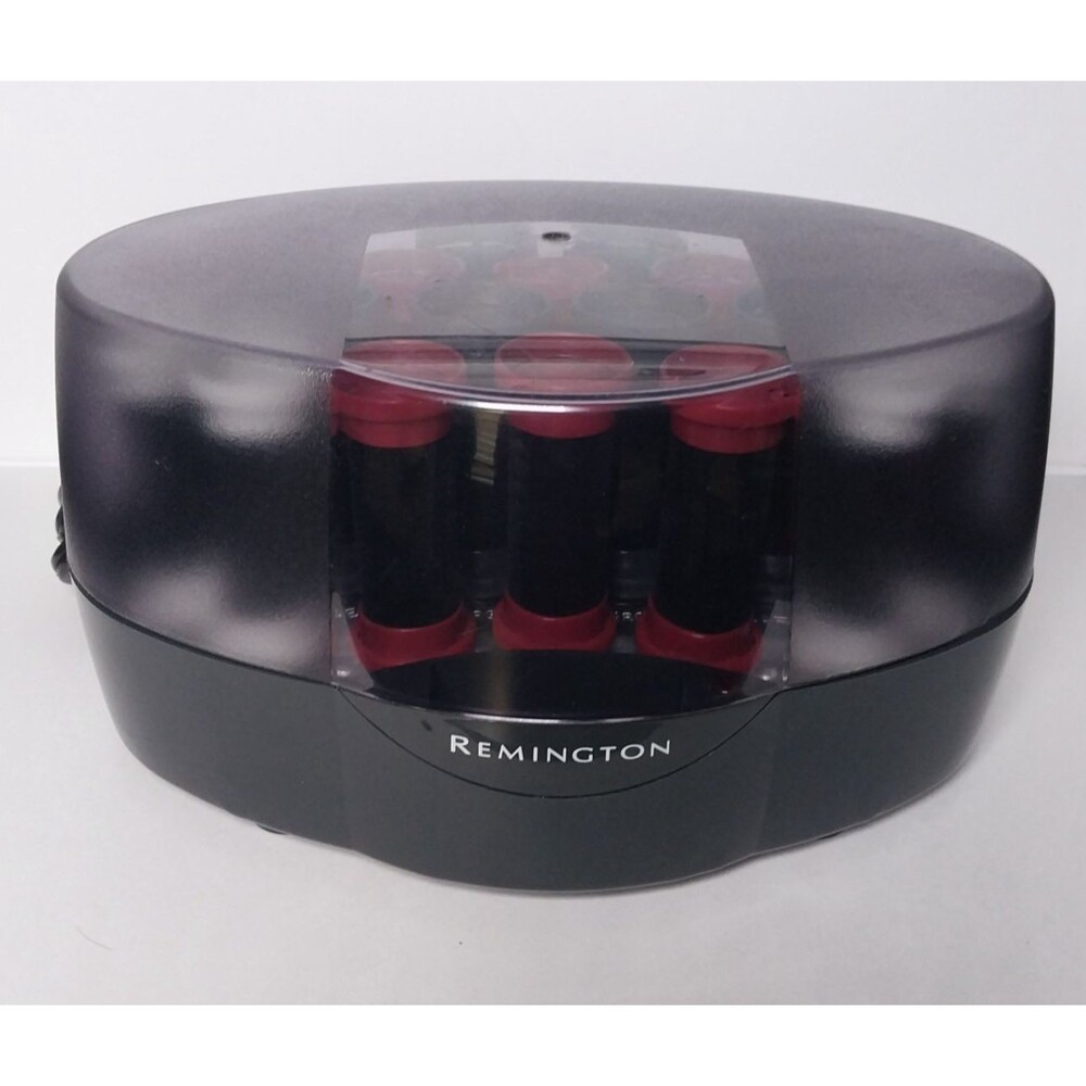 Remington Protect Shine Velvet Flocked Hot Rollers with Clips COMPLETE Set
